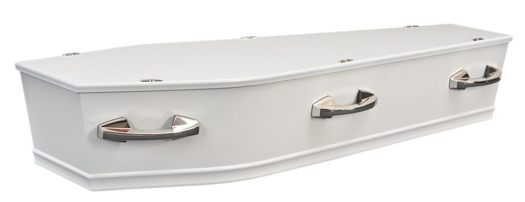 white-flat-lid-casket